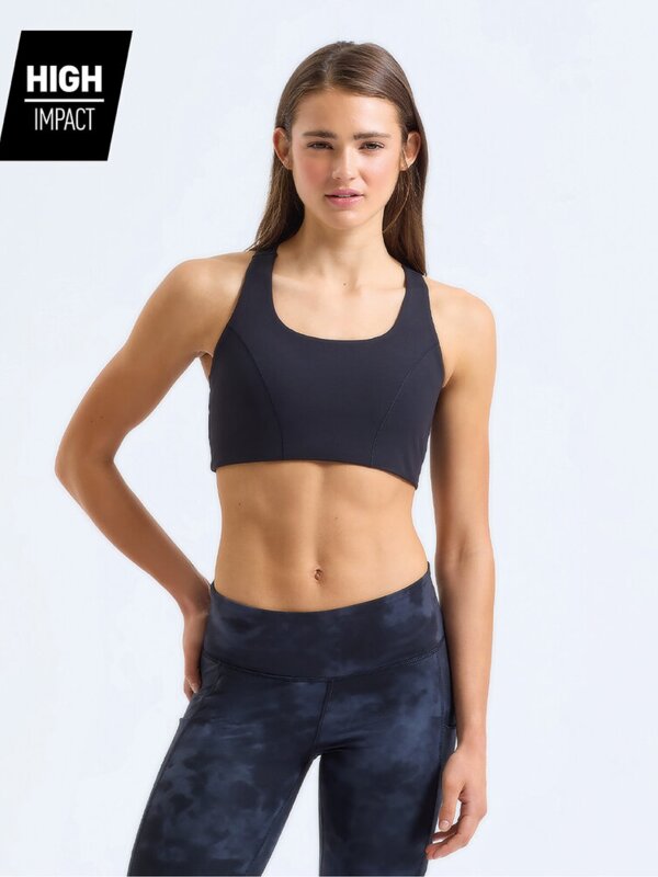 Women’s TriDri® recycled high-impact sports bra Thumbnail