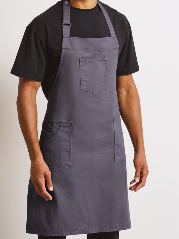 Chino cotton bib apron Thumbnail