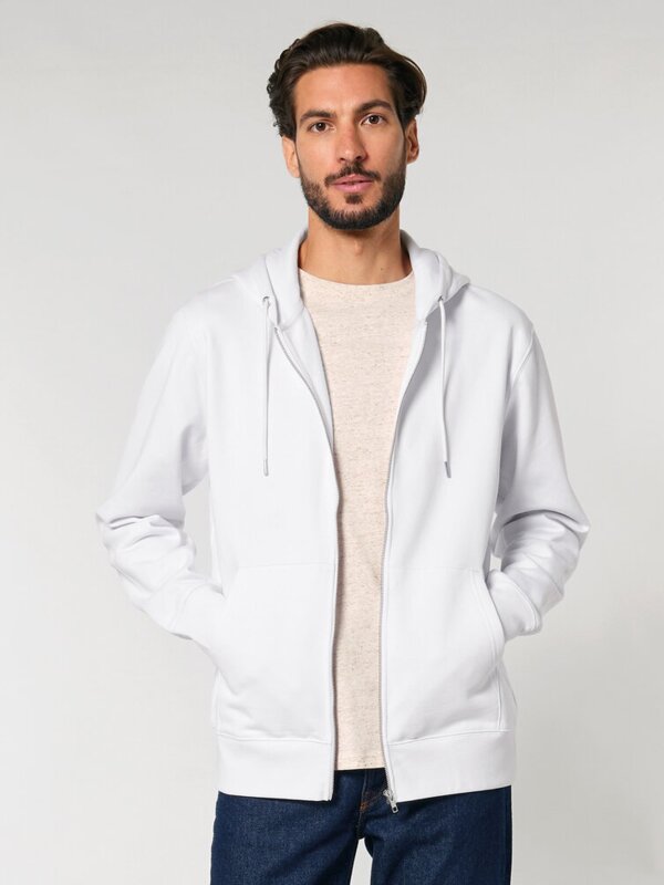 Unisex Organic Cotton Zip Hoodie  Thumbnail