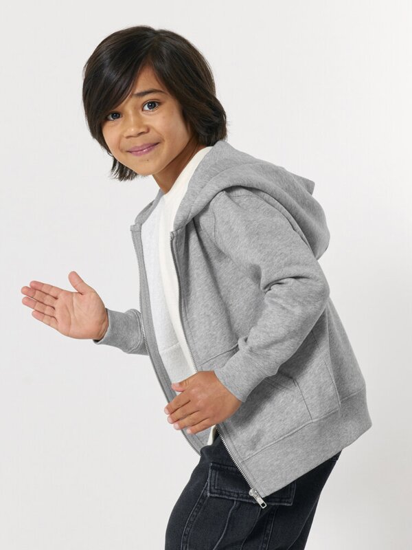 Kids Iconic Zip Hoodie 300gsm Thumbnail