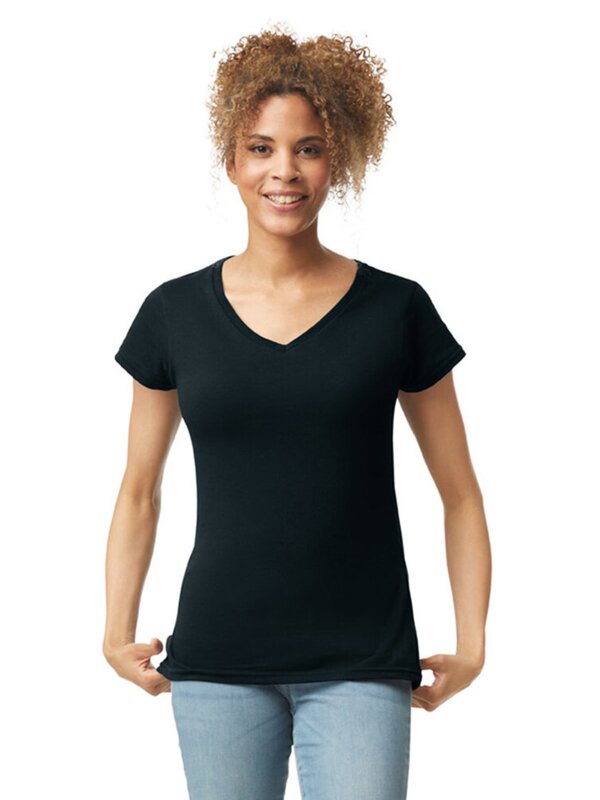 Softstyle™ women's v-neck t-shirt Thumbnail